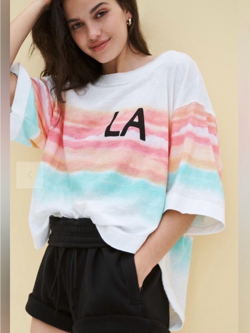 Daily Practice by Anthropologie
Short-Sleeve LA Cotton Sunset Tee